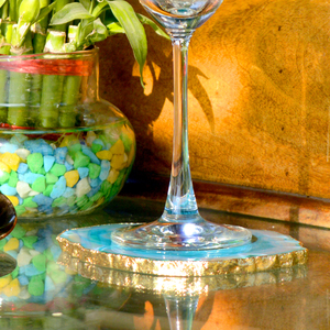 Blue Lace <b>Agate</b> <b>Coasters</b> Red <b>Agate</b> Rough Stone Natural Gemstone Tea <b>Coaster</b> Set Polished Stone Bulk Wholesale Supplier Gift Item - Product Image 4