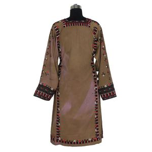 BDR061 Vintage Afghani Kuchi Dress Tribal <b>Beaded</b> With Coin Tassels Dress Bohemian Unique Dress Vintage Handmade Bohemian Banjara - Product Image 2