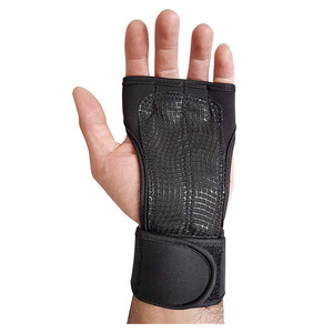 Transpirable hombres mujeres medio dedo entrenamiento levantamiento de pesas entrenamiento de culturismo Fitness gimnasio guantes para Unisex producto de alta calidad - Product Image 3