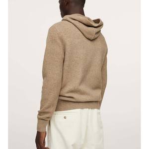 High Quality Knit Hooded Sweatshirt Polyester/Cotton <b>Hoodie</b> Autumn Waterproof Windproof Heavyweight <b>Fleece</b> Street Style <b>Teddy</b> - Product Image 3