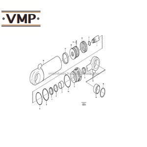 VOE 11709547 - Juego de Juntas para Cilindro de Brazo de Retroexcavadora - Repuestos de Maquinaria de Construcción de Alta Calidad Marca VMP - Product Image 6