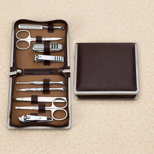Kit de coupe-ongles pour manucure et pédicure, 7 en 1, accessoires de soin des ongles, en acier inoxydable, toilettage, bon marché, OEM, - Product Image 6