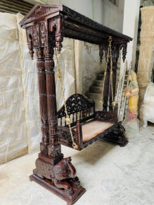 Chất Lượng Cao Cấp Gỗ & Sắt Vườn Đu Chất Lượng Cao Bằng Gỗ Kim Loại Vườn Đu Bằng Gỗ Handmade Ngoài Trời Jhoola Trong Tếch USA - Product Image 6