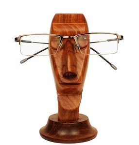 Pièces de lunettes à la mode porte-lunettes de nez avec verre et chaîne en bois pour le confort et le style - Product Image 1