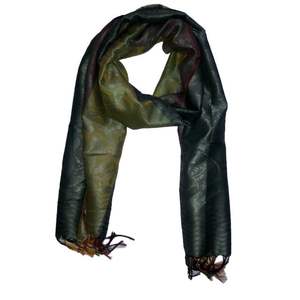 Foulard jacquard indien gris, nouvelle collection, écharpe - Product Image 1