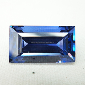 ลูกแพร์ Tanzanite สี่เหลี่ยมกึ่งสังเคราะห์ทรงสี่เหลี่ยมพลอยแทนซาไนต์ตัดเป็นชิ้นเล็กๆสำหรับใช้เป็นเครื่องประดับ - Product Image 4