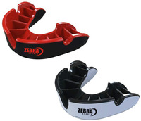 Protège-dents personnalisé Zebra Sports MG-102 AG Air Gel de haute qualité certifié ISO9001 avec logo personnalisé pour la boxe, le MMA et le rugby