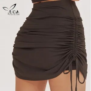 Saia esportiva de yoga para mulheres, roupa fitness personalizada, vestido para meninas, saia de tênis, calças, yoga