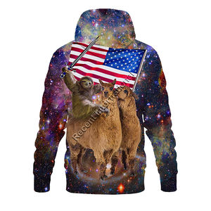 Sweat à capuche pour homme en molleton de coton/polyester personnalisé avec logo OEM Sublimation de nombreuses couleurs unisexe écologique à séchage rapide respirant pour l'hiver - Product Image 3