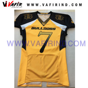 À la mode sublimé football américain jersey hommes sportswear rugby uniformes - Product Image 5