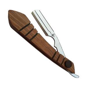 Cuchillas de afeitar rectas para hombres, cuchillas de afeitar con mango de plástico, hechas en paquistaní, corte de garganta permanente - Product Image 5