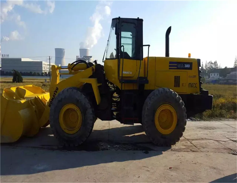 Cheap price used komatsu wheel loader wa380 wa300 wa320 wa360 wa470 loader for sale