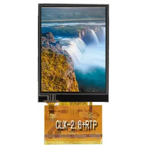 带电阻触摸屏面板 2.8英寸 TFT 240x320 RGB 37pin LCD 屏幕显示模块