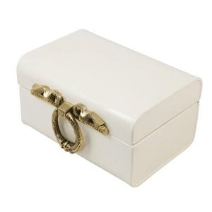 Caja de Metal de Diseño Antiguo, Forma Rectangular, Contenedor de Almacenamiento Hecho a Mano, Tapa Dorada Martillada, Caja de Lujo - Product Image 6