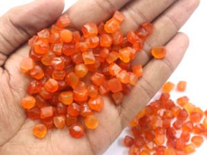 คริสตัลคาร์เนเลียนธรรมชาติ 50 ชิ้น ขายดี คุณภาพสูง ไม่ผ่านการบำบัด สำหรับทำเครื่องประดับแฮนด์เมด - Product Image 2