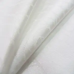 LCQT003R Taïwan Lourd Tissé 50% Polyester 50% Recycler PET Polyester Tissu Jacquard à Fleurs