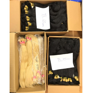 กลุ่มขายส่ง613ผมบริสุทธิ์,รัสเซียสีบลอนด์613ผมมนุษย์สีบลอนด์,คู่Rrawn 613ผมผู้ขาย-Micผมเวียดนาม - Product Image 2