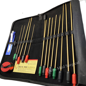 Juego de cánulas Luer Lock de aspiración, base de instrumentos quirúrgicos de acero inoxidable, material Premium para un rendimiento óptimo - Product Image 4