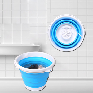 Latest <strong>Collapsible</strong> Semi Automatic Cloth Front Load Bucket Foldable Cheap <strong>Washing</strong> <strong>Machine</strong> - Product Image 2