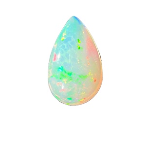 ลูกแพร์คุณภาพสูงจากเอธิโอเปีย,ทรงหลวมธรรมชาติ6.15 Cts พลอยหลวมผลิตเครื่องประดับอัญมณี Cabochon Cut - Product Image 1
