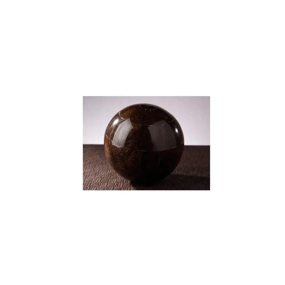 Bellissimo oggetto decorativo palla fatto a mano tappetino di lana artigianale in acciaio inossidabile oggetti per la casa palline di nuovo stile