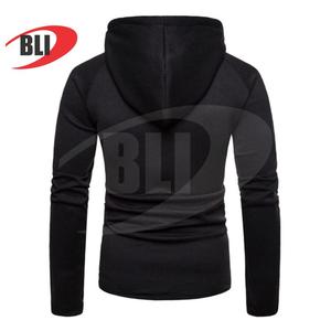 Dernière personnalisation OEM 2025 Logo hommes fermeture éclair casual sweats à capuche haute qualité 100% fermeture éclair coton polaire sweats à capuche hiver porte pour hommes - Product Image 3