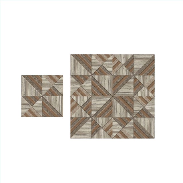 Cheap Wood Flooring Leather Look Ceramic Floor Tile 40x40cm