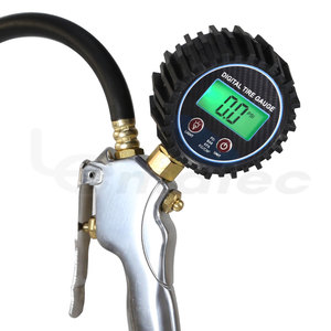 Manomètre numérique pour gonflage de pneus LEMATEC, 2,5 pouces, aluminium, PSI, BAR, KPA, gonflage rapide, outil de remplissage d'air pour véhicule - Product Image 6