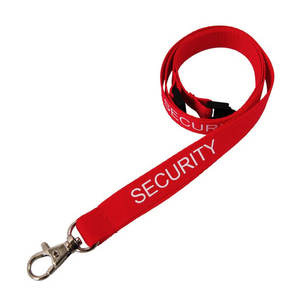 En gros personnalisé logo sérigraphie empreinte de sécurité garde badge personnalisé cordons clés - Product Image 6