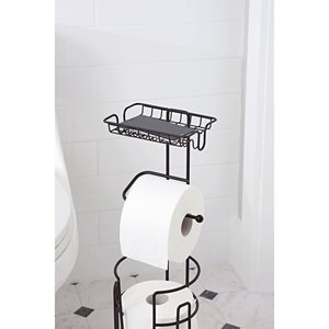 ที่ใส่กระดาษชำระติดผนังทำมือ สีทอง ขนาดใหญ่ ทำจากทองเหลืองในอินเดีย - Product Image 6