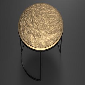 เฟอร์นิเจอร์โลหะสีทองแดงที่ทันสมัยโต๊ะข้างสำหรับรับประทานอาหาร-บ้านห้องนอนห้องนั่งเล่นและการตกแต่งโรงแรมดีไซน์หรูหรา - Product Image 1