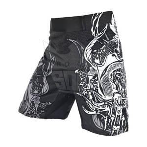 MMA-pantalones cortos personalizados para hombre y mujer, ropa juvenil de alta calidad con sublimación - Product Image 6