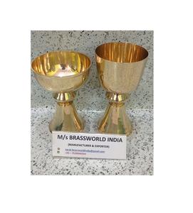 Cáliz y Copón de Latón, Artículos Religiosos, Brassworld India - Product Image 1
