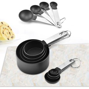 Standard Design Black <b>Measuring</b> Cups with Metal Handles Restaurant Cooking Kitchen <b>Tools</b> From India - Product Image 6