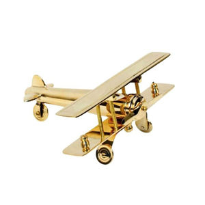 Maquette d'avion Vintage en laiton, modèle d'avion, Vintage, fabriqué - Product Image 1