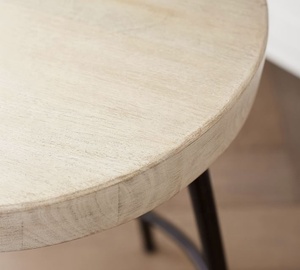 Tabouret de Bar et de comptoir en métal et en bois, faits à la main en inde, entreprises commerciaux, Restaurant, intérieur et extérieur, 2022 meilleurs - Product Image 6