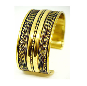 Brazalete con incrustaciones de circón de flor de color dorado árabe 2024 para mujer, joyería de latón, brazalete grueso de latón de 8mm, brazalete Multicolor geométrico - Product Image 3
