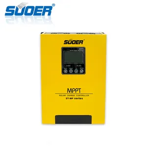 Suoer 12v 24v 48v 100A MPPT الشمسية جهاز التحكم في الشحن