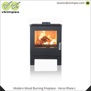 Elegant Design <b>Black</b> Color 5 kw Nominal Heat Efficiency Wood Burning <b>Fireplaces</b> Stove - Product Image 3