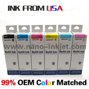 <span class=keywords><strong>Inchiostro</strong></span> di Ricarica per Stampanti <span class=keywords><strong>Epson</strong></span> L800/L801/L805/L1800, Bottiglia di Ricarica 673 T6731-T6736 per Stampanti Eco-Tank - Product Image 3