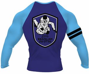 เสื้อแรชการ์ดแขนยาวสำหรับผู้ชายปรับแต่งได้ OEM ดีไซน์ - Product Image 2