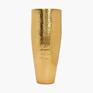 Newest Design Flower <b>Vase</b> for Home Hotel & Restaurant <b>Vase</b> Decorative High Quality <b>Gold</b> Color Round Shape Hammered Texture <b>Vases</b> - Product Image 4