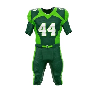 Maillot de football américain personnalisé 100% en polyester à manches courtes, uniforme brodé avec logo de l'équipe imprimé, vêtements de football personnalisés - Product Image 3