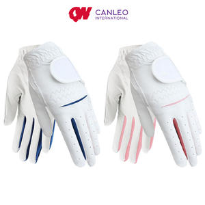 Gants de golf en cuir véritable, 10 pièces, couleur personnalisée, durable, en tissu cuir de peau d'agneau, canlion - Product Image 2