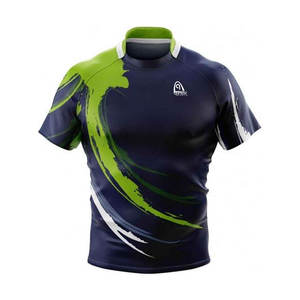 Camiseta de Rugby con descuento de marca, uniformes de fútbol, impresión por sublimación, Jersey de Rugby - Product Image 5