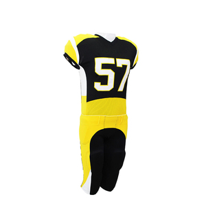 Ropa deportiva sublimada personalizada superventas, camisetas de fútbol para adultos de alta calidad, conjuntos XL para fútbol americano, transpirable de talla grande - Product Image 4