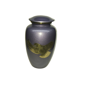 Urna de cremación metálica sólida con frijoles de trigo decorativos Diseñada Urna de cenizas humanas conmemorativas funerarias para servicios de entierro - Product Image 6