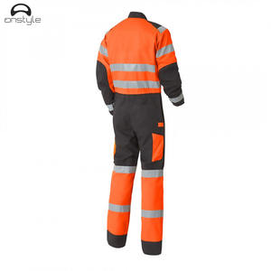 Ropa de trabajo con logotipo OEM, monos para adultos con dos cremalleras, diseño parcheado, mono transpirable de secado rápido multicolor, desechable, PE PP - Product Image 2