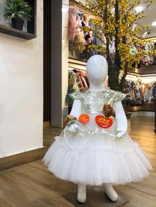 Vestido de algodón sin mangas para niñas, ropa popular de verano con bordado de flores de encaje, gran oferta - Product Image 5