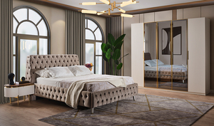 Muebles de sala de estar hechos a medida, conjunto de casa completa, conjunto de boda de tela de lujo, conjunto de sofás de estilo europeo - Product Image 3